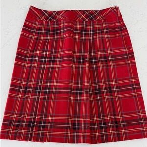 Brooks Brothers Red Plaid Women's Skirt